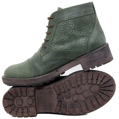 Borcego Bota Corta Cuero Mujer Sucre Art 4319