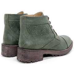 Borcego Bota Corta Cuero Mujer Sucre Art 4319