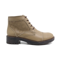 Borcego Bota Corta Cuero Mujer Sucre Art 4319