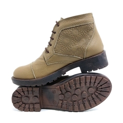 Borcego Bota Corta Cuero Mujer Sucre Art 4319