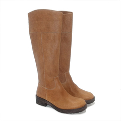 Botas De Mujer Caña Alta Cuero Vacuno Tipo Montar Sucre 4339
