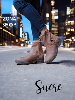Botas Mujer Cuero Vacuno Urbanas Bajas Clasicas Sucre 4377 (SU4377) - tienda online
