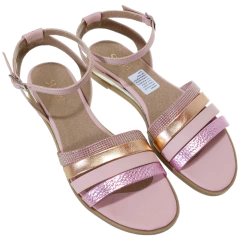 Sandalias Mujer Cuero Vacuno Bajas Sucre 6821 Verano Urbanas