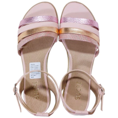 Sandalias Mujer Cuero Vacuno Bajas Sucre 6821 Verano Urbanas