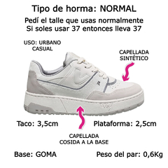 Zapatillas Confort Mujer Via Marte Plataforma Urbanas 042021 (VM042021) - tienda online