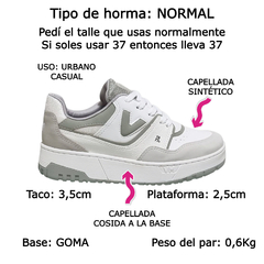 Zapatillas Confort Mujer Via Marte Plataforma Urbanas 042021 (VM042021) - tienda online