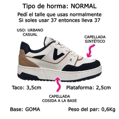 Zapatillas Confort Mujer Via Marte Plataforma Urbanas 042021 (VM042021) - tienda online