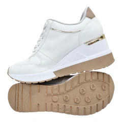 Zapatillas Via Marte Urbanas Confort Mujer Con Taco 046006 (VM046006) - Zona Shop
