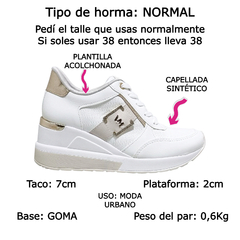 Zapatillas Confort Mujer Con Taco Via Marte Urbanas 046011 (VM046011) en internet