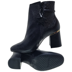 Botas Mujer Via Marte Cuero Vacuno Urbanas Botinetas 057003