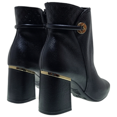 Botas Mujer Via Marte Cuero Vacuno Urbanas Botinetas 057003