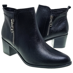 Botas Mujer Via Marte Cuero Vacuno Urbanas Botinetas 066004