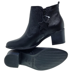 Botas Mujer Via Marte Cuero Vacuno Urbanas Botinetas 066004