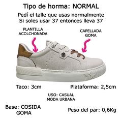 Zapatillas Via Marte Urbanas Bajas Confort Mujer 121001 (VM121001)