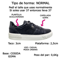 Zapatillas Via Marte Urbanas Bajas Confort Mujer 121001 (VM121001) - tienda online