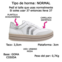 Zapatillas Via Marte Urbanas Confort Mujer Plataforma 156001 (VM156001) - Zona Shop