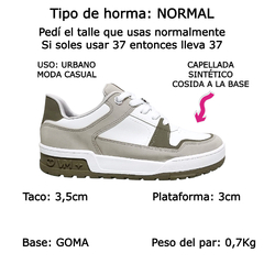 Zapatillas Mujer Casual Via Marte Urbanas Confort 208003 (VM208003) - Zona Shop