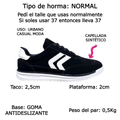 Zapatillas Via Marte Urbanas Moda Confort Mujer 226004 Bajas (VM226004) - tienda online