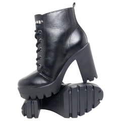 Botas Mujer Via Marte Borcegos Plataformas Altas 23807 Urban