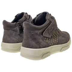 Zapatillas Mujer Urbanas Viamo Calamare Cuero Vacuno Botitas