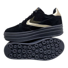 Zapatillas Plataformas Urbanas Cuero Viamo Mujer Candra Moda (VOCANDRA)