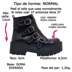 Botas Mujer Viamo Cuero Vacuno Florent Plataformas Hebillas (VOFLORET) en internet