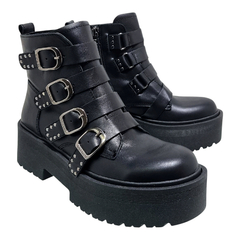 Imagen de Botas Mujer Viamo Cuero Vacuno Florent Plataformas Hebillas (VOFLORET)