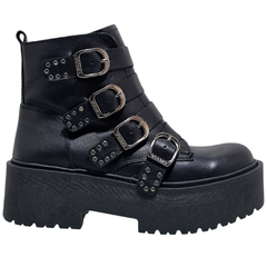 Botas Mujer Viamo Cuero Vacuno Florent Plataformas Hebillas (VOFLORET) - comprar online
