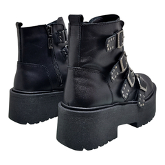 Botas Mujer Viamo Cuero Vacuno Florent Plataformas Hebillas (VOFLORET)