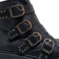 Botas Mujer Viamo Cuero Vacuno Florent Plataformas Hebillas (VOFLORET) - comprar online