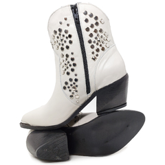 Botas Texana Con Tachas Mujer Viamo Cuero Vacuno Isadore