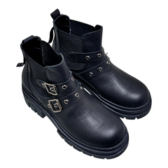 Botas Mujer Viamo Cuero Vacuno Lacey Plataformas Hebillas (VOLACEY)