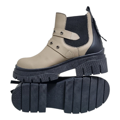 Imagen de Botas Mujer Viamo Cuero Vacuno Lacey Plataformas Hebillas (VOLACEY)