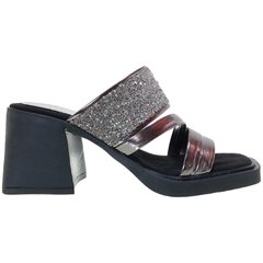 Sandalias Viamo Mujer Fiesta Taco Ancho Mick Zuecos Verano
