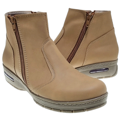 Botas Mujer Confort Cuero Camara Aire Botinetas Clasica 1400