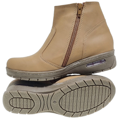 Botas Mujer Confort Cuero Camara Aire Botinetas Clasica 1400