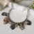 Collar Merida dorado y gris