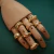 Anillos Acero dorado - comprar online