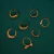 Anillos Acero dorado - tienda online