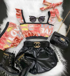 Conjunto 4 peças Lili na internet
