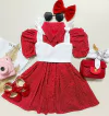 Vestido com cropped Lívia