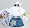 Conjunto jeans Flor