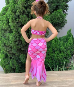 Conjunto biquíni sereia 3 peças - Sapeka Store