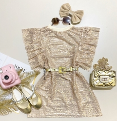 Vestido Glamour luxo Paetê