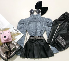 Conjunto short saia e body Laura