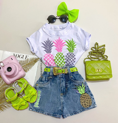Conjunto jeans abacaxi