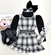 Conjunto 3 peças tweed Lara