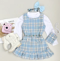Conjunto tweed de 3 peças Lívia - comprar online