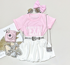 Conjunto balonê rosa Livia