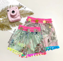 Short saia de praia